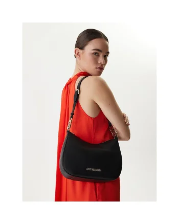 Geanta dama,  piele ecologica, neagra, One Size INTL