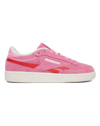 Tenisi dama,  piele naturala, roz, material textil