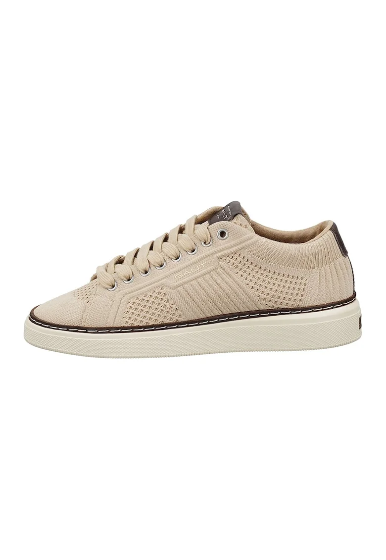 Pantofi sport din plasa tricotata San Prep, Maro nisip