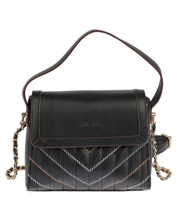 Geanta de dama  Elsa, 21x58x17, Negru