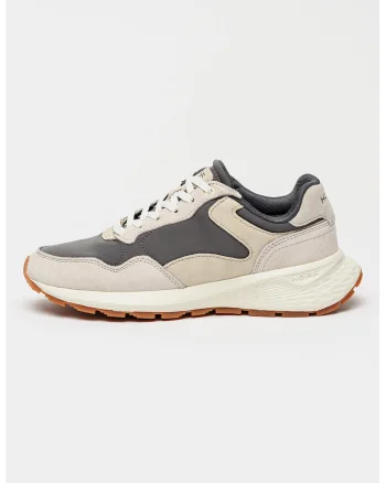 Pantofi sport City Mkii cu segmente de piele intoarsa, Gri cenusiu/Gri inchis