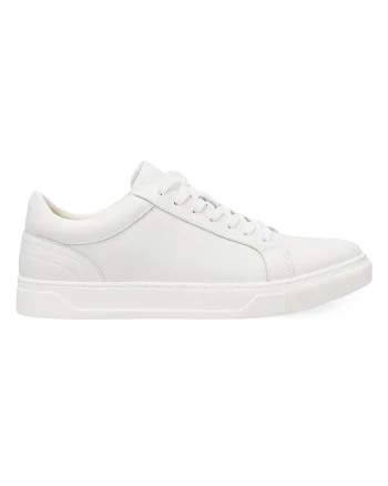 Pantofi sport din piele naturala, Alb