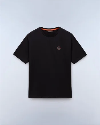 Tricou din bumbac si detaliu logo,