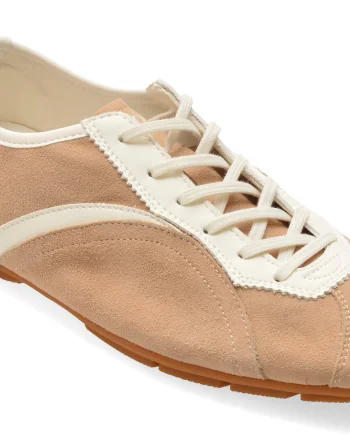 Pantofi sport GRYXX bej, 60081, din piele intoarsa