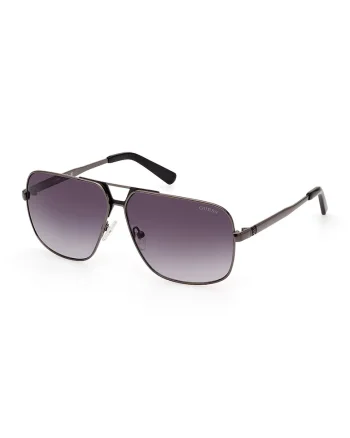 Ochelari de soare aviator cu lentile in degrade, Negru stins
