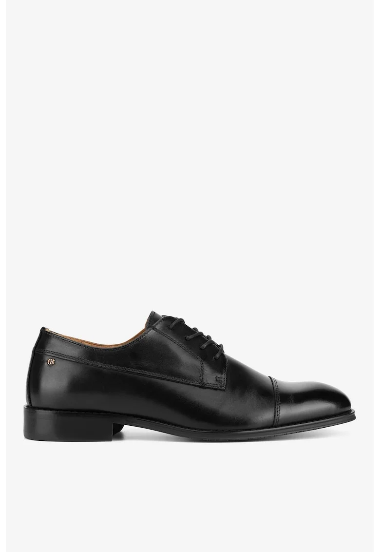 Pantofi barbati  5905588936817, Piele naturala, Negru, Negru