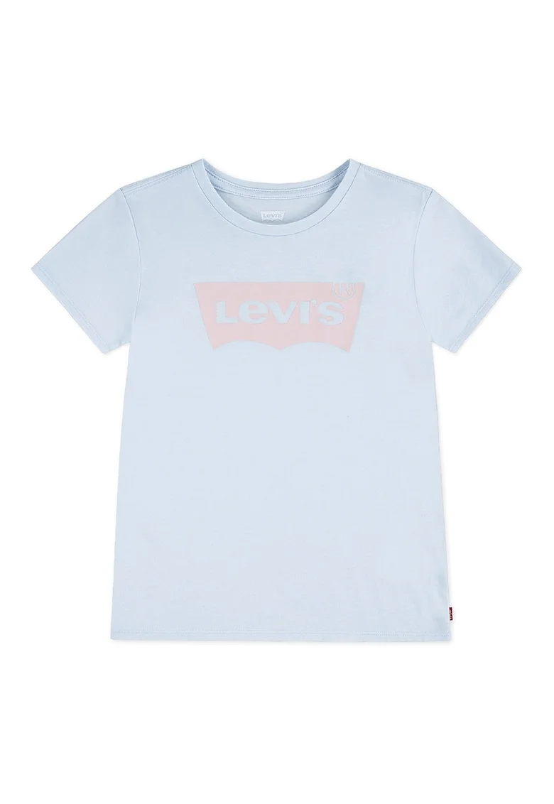 Tricou din bumbac cu imprimeu logo Batwing, Albastru glaciar