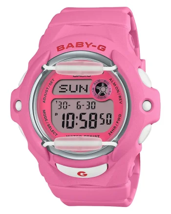 Ceas digital cu model unisex Baby G, Roz