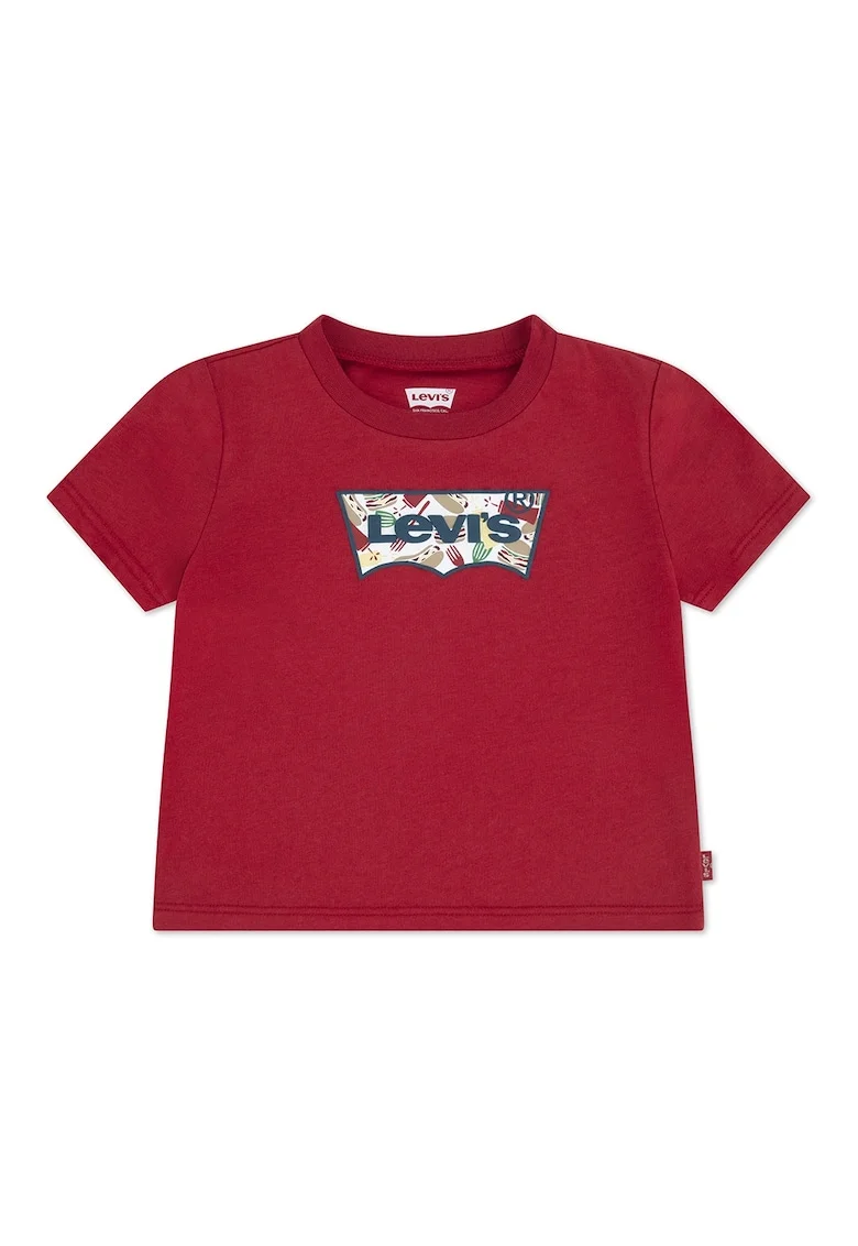 Tricou cu maneci liliac Barbecue, Rosu capsuna