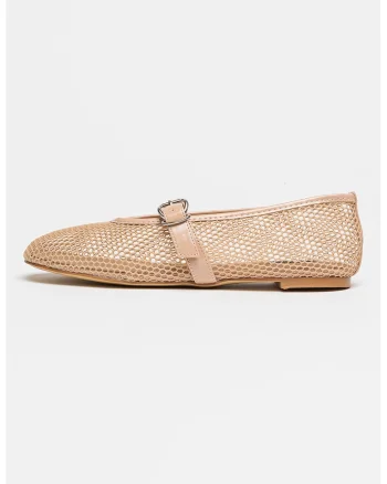 Pantofi slingback cu aspect tesut Fresky, Maro camel