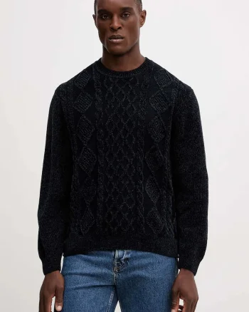 Armani Exchange pulover din amestec de lână