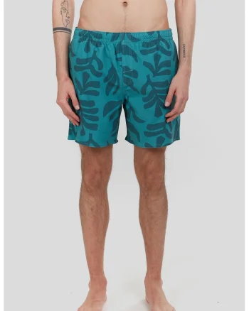 Pantaloni scurti de baie cu 3 buzunare, Albastru petrol