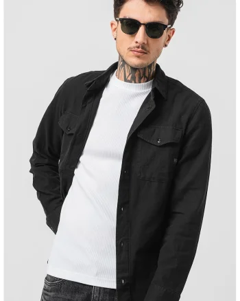 Camasa slim fit Marine, Negru