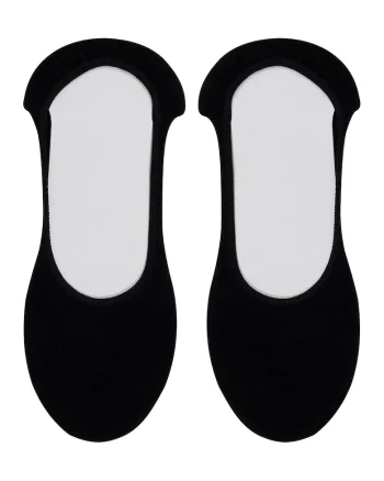 Set de sosete foarte scurte uni - 2 perechi, Negru