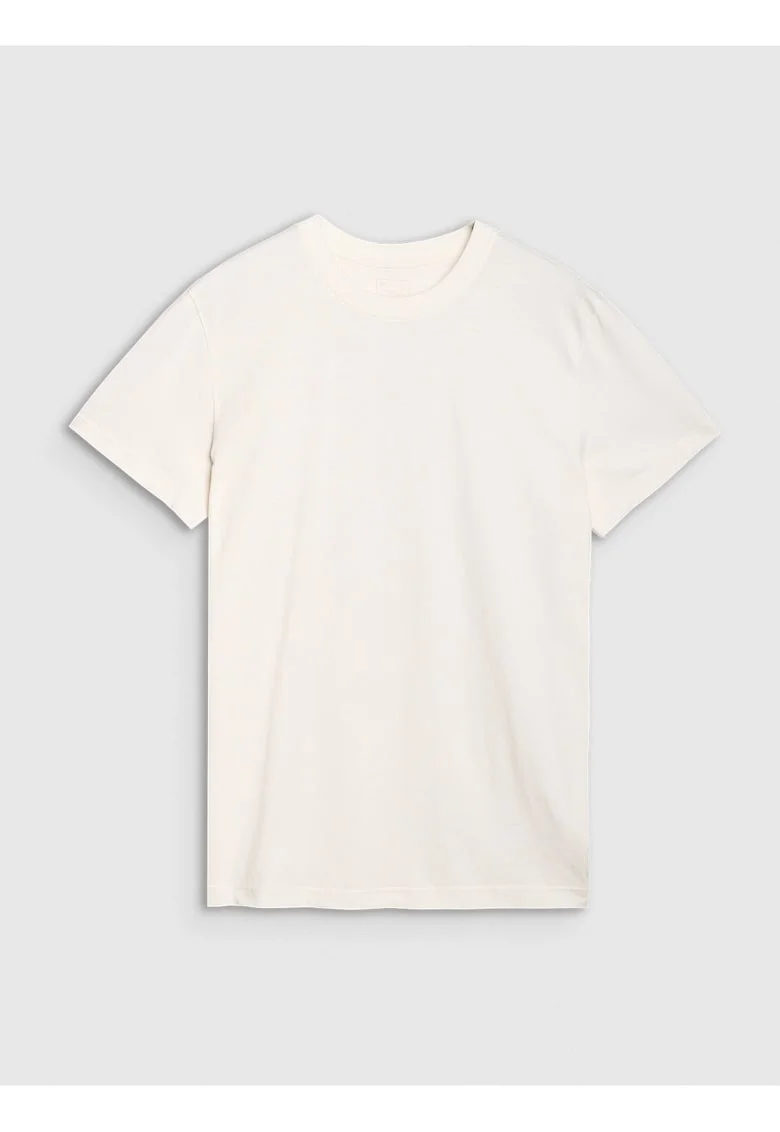 Tricou Barbati  Bumbac Alb Ecru, Sportstyle, Alb