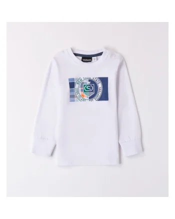 Bluza cu imprimeu pentru baiat,  0.8074, Alb