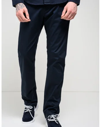 Pantaloni chino drepti Mosa, Bleumarin