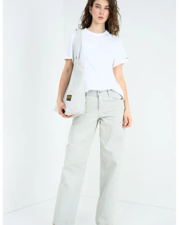 Tricou de bumbac organic, Alb optic