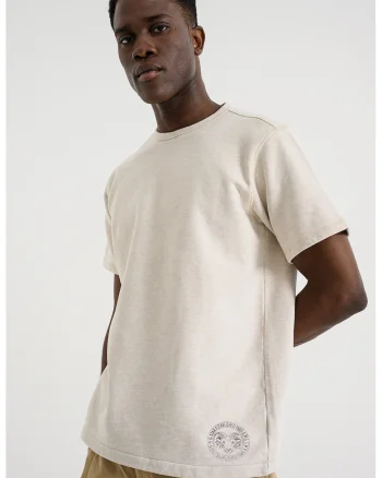 Tricou din bumbac organic, Gri deschis melange