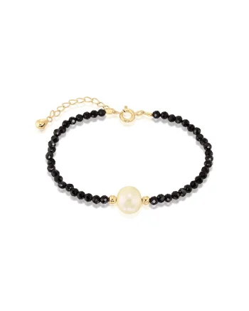 Bratara din argint si pietre naturale Black Pearl, Bratara