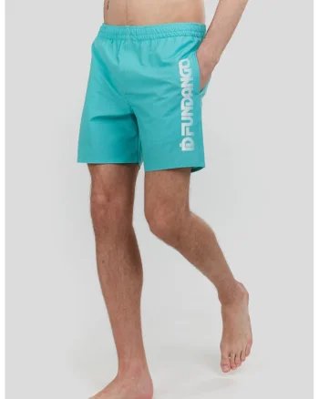 Pantaloni scurti de baie cu logo Bono, Alb optic/Albastru glaciar