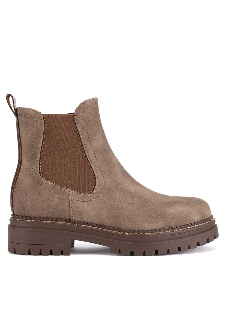 Botine dama WS5195-26,  Textil, Bej,