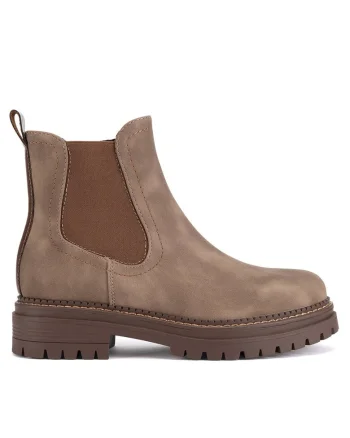Botine dama WS5195-26,  Textil, Bej,
