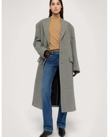 Blugi regular fit cu talie medie