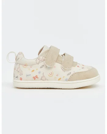 Pantofi sport cu imprimeu Dino, Bej
