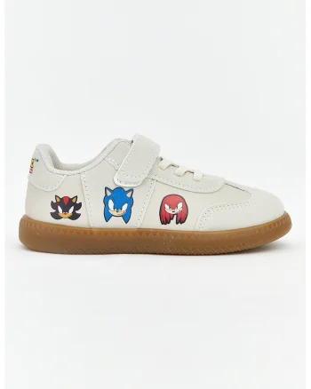 Pantofi sport cu imprimeu desene animate, Gri deschis