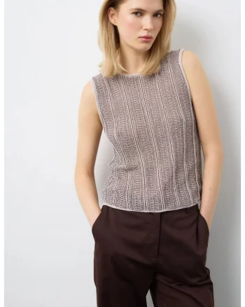 Pulover fara maneci, Gri