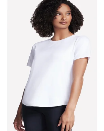 Tricou dama  Poliester, Alb, Alb