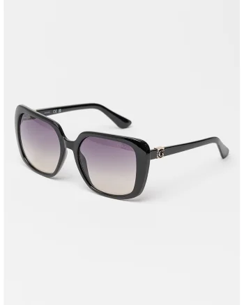 Ochelari de soare patrati cu lentile in degrade, Negru