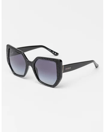 Ochelari de soare cu logo in lateral, Negru