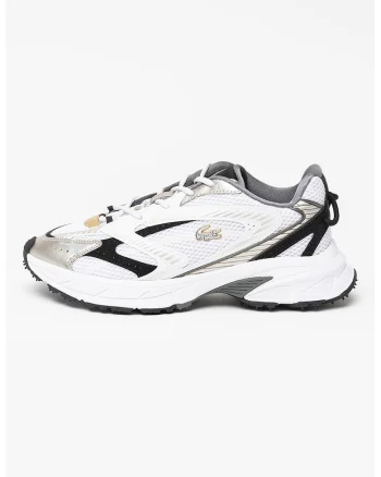 Pantofi sport cu insertii de plasa Neo Shot, Negru/Alb optic/Argintiu