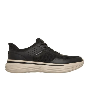 Pantofi sport cu insertii din piele ecologica Nevarro, Negru