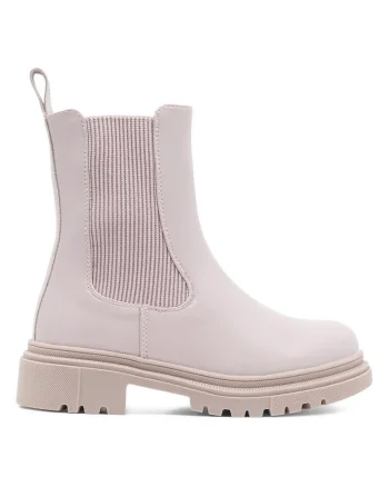 Ghete fete,  piele ecologica, roz, fermoar