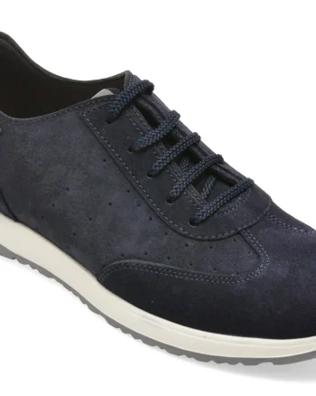 Pantofi sport OTTER bleumarin, 2250, din piele intoarsa