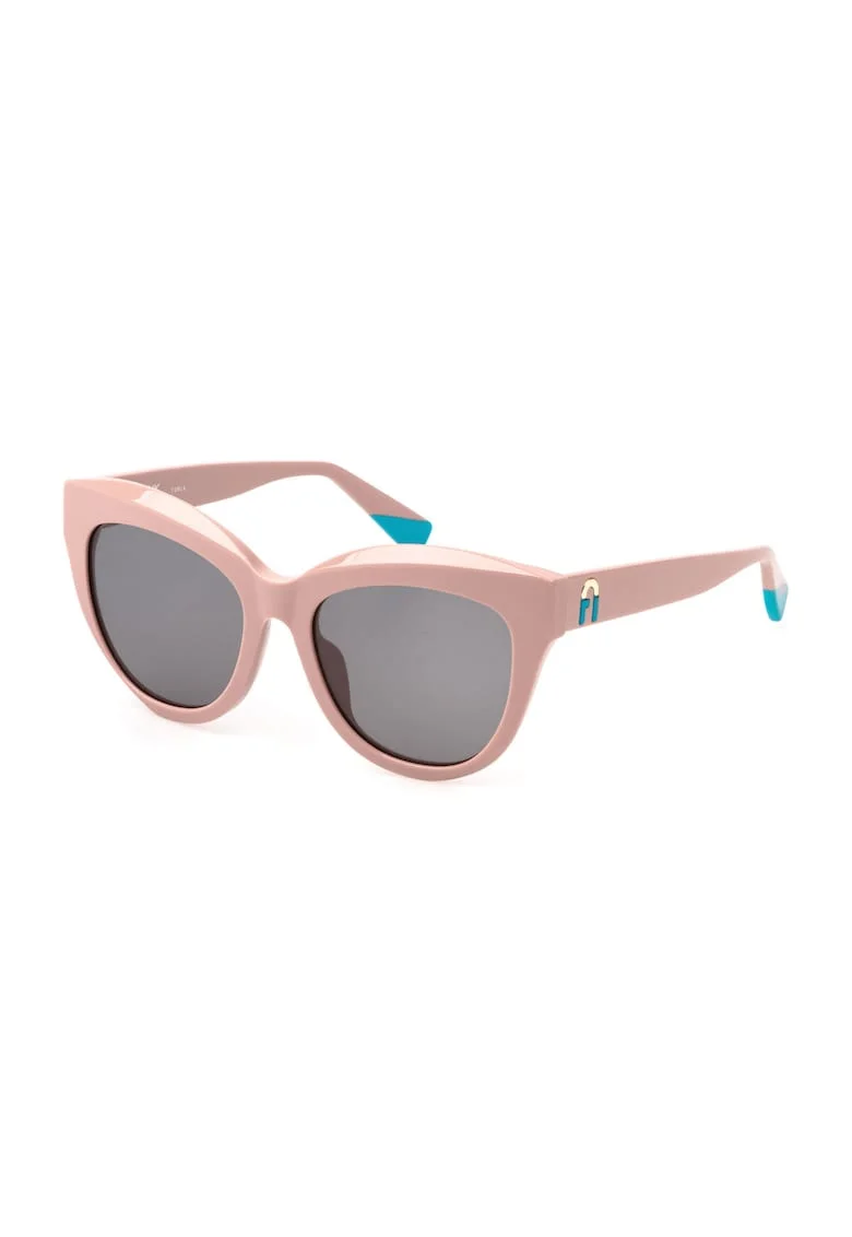 Ochelari de soare,  SFU780-540816, Gri roz, ø 54 mm, protectie UV400, material lentile policarbonat, material rama acetat, include carcasa de marca