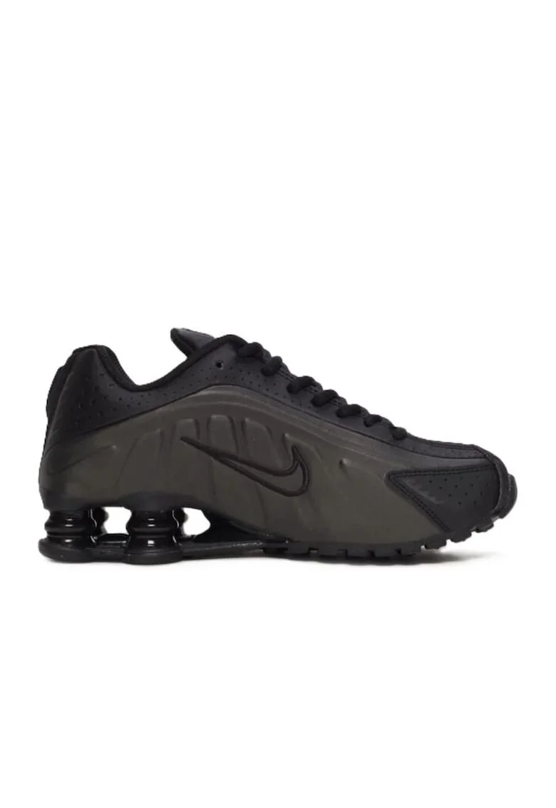 Pantofi sport  NIKE SHOX R4 YA, Sintetic, Negru, Negru