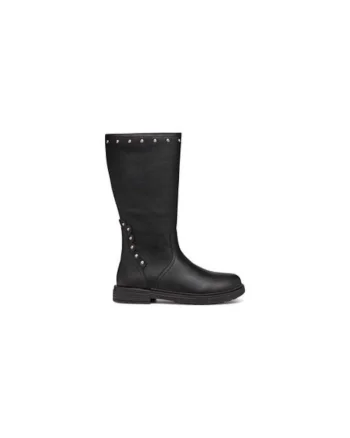 Cizme fete  305025784, Piele ecologica, Negru