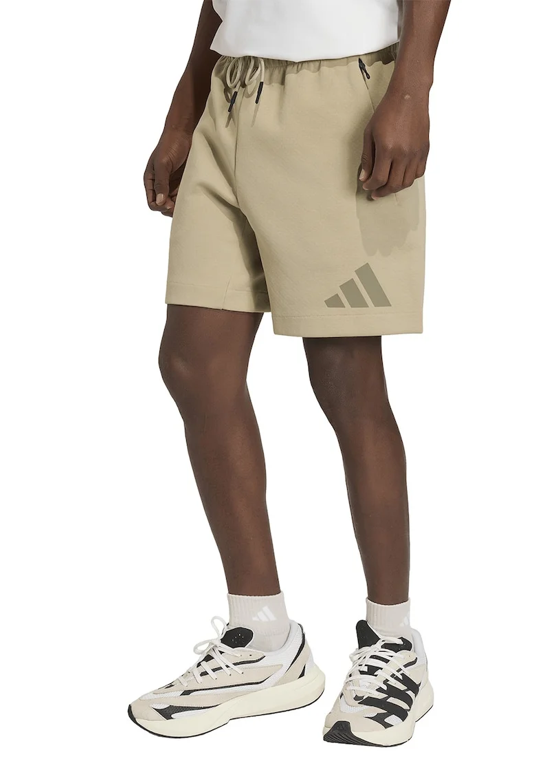 Pantaloni scurti cu talie ajustabile Z.N.E, Kaki/Bej deschis