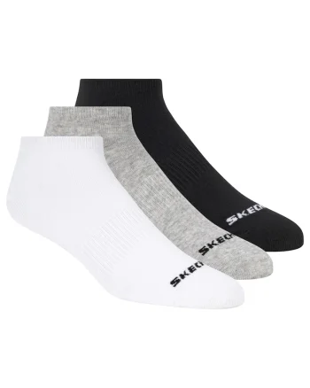 Set sosete Unisex,  3pk Unisex Non Terry No Show 1140411, Alb