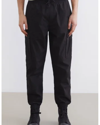 Pantaloni cargo regular fit, Gri inchis
