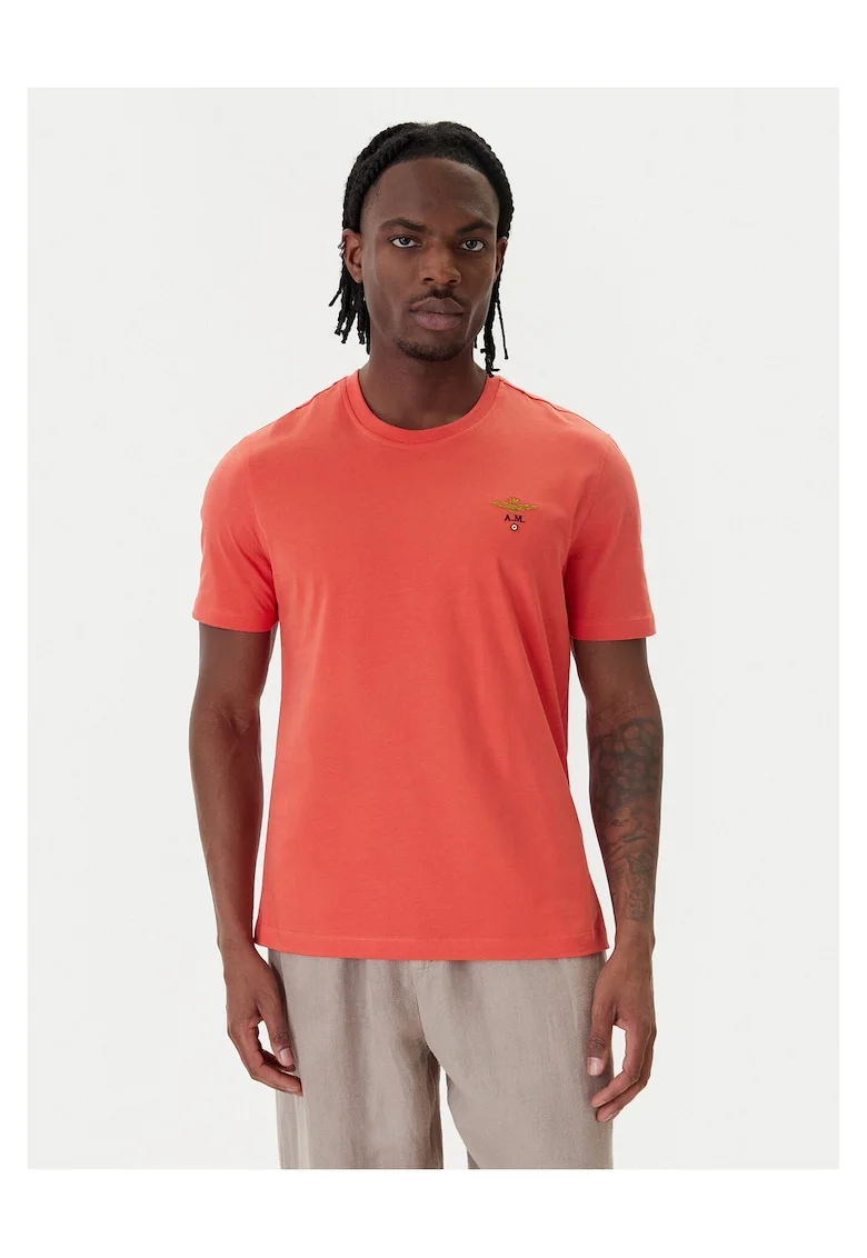 Tricou Barbati,  Bumbac, Portocaliuwqfwqd, Portocaliu