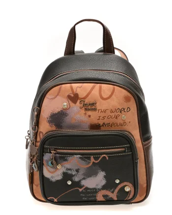 Rucsac JANET DENESE multicolor, 80, din piele ecologica