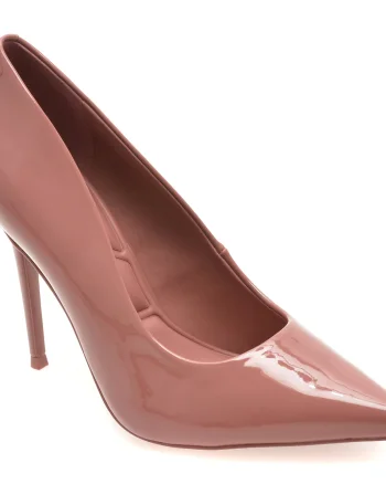 Pantofi eleganti ALDO roz, STASYA 690, din piele ecologica lacuita