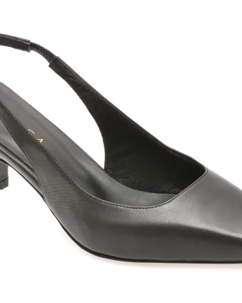 Pantofi eleganti EPICA negri, 144498, din piele naturala
