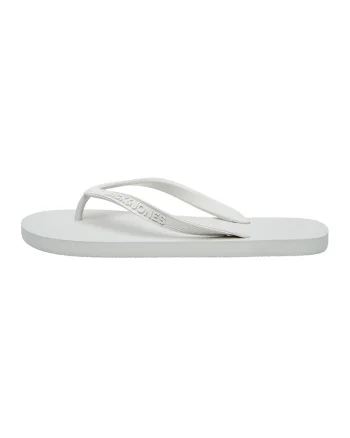 Papuci flip-flop de cauciuc, Alb murdar