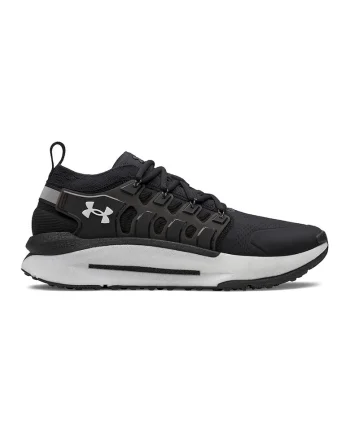 Pantofi sport Phantom X cu insertii textile, Negru/Alb optic